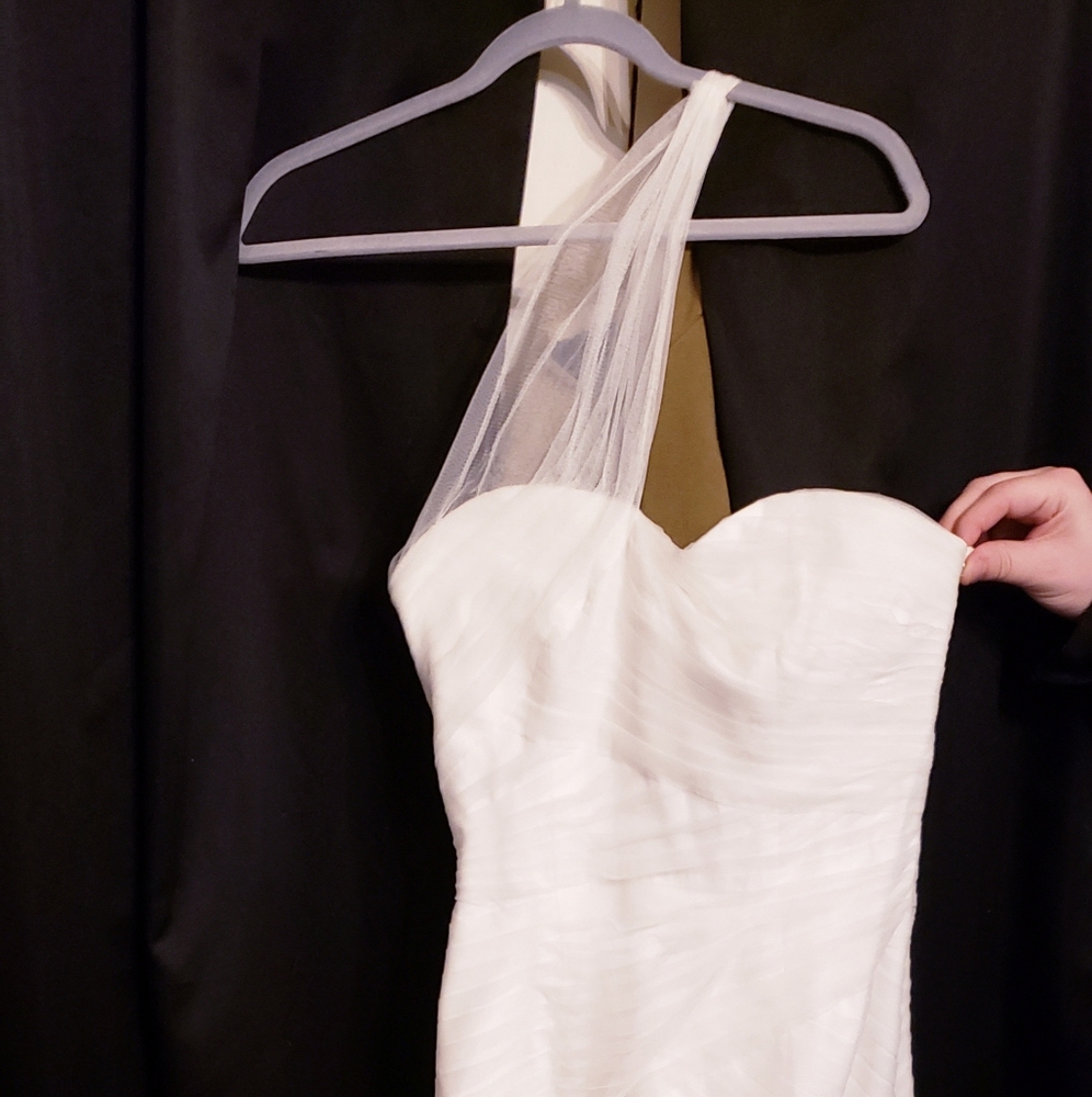 Monique Lhullier bridesmaids white dress